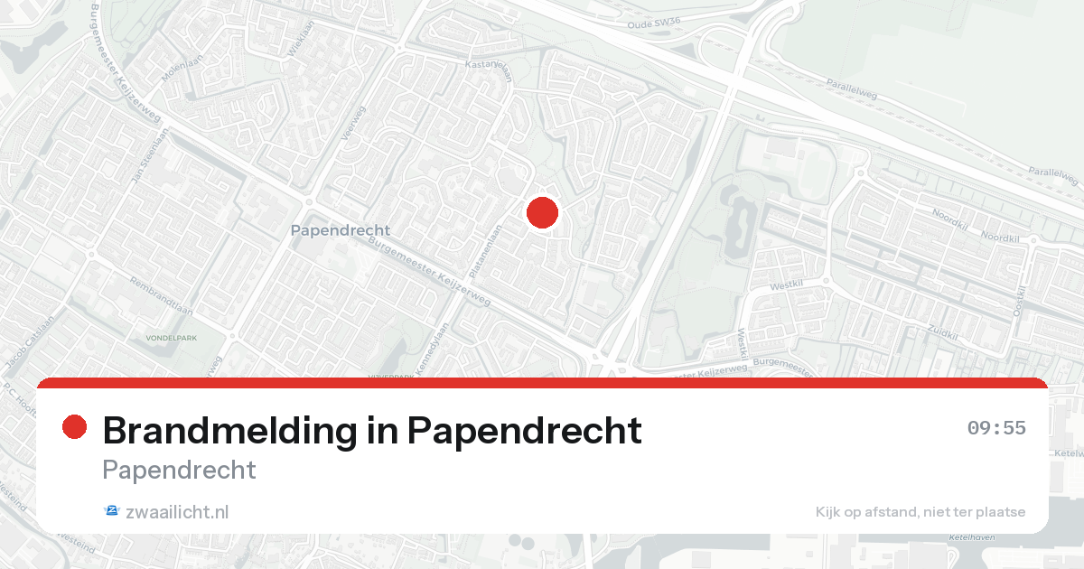 Brandmelding in Papendrecht — 15 aug 2026
