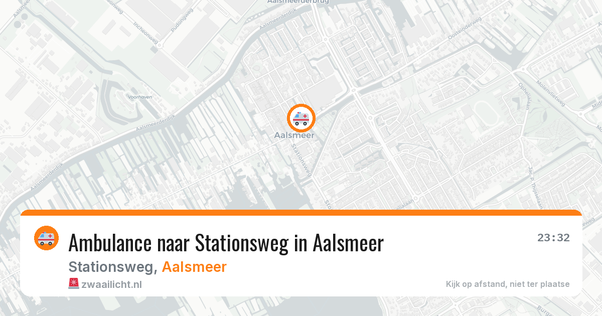 Ambulance naar Stationsweg in Aalsmeer — 11 jul 2026