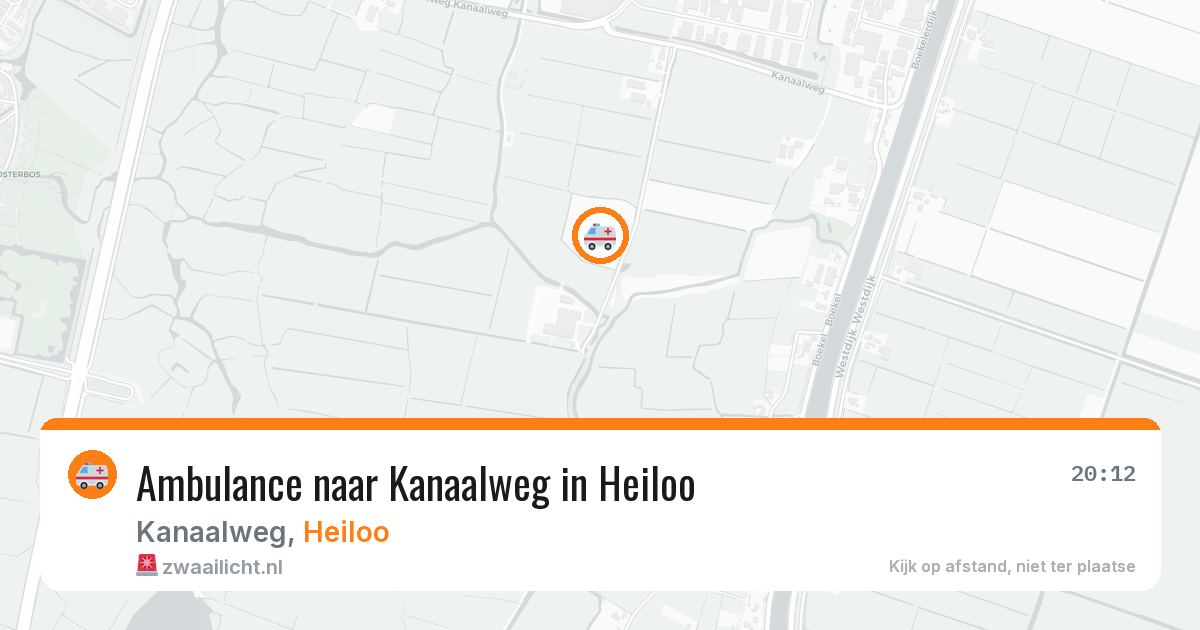Ambulance naar Kanaalweg in Heiloo — 28 jun 2026