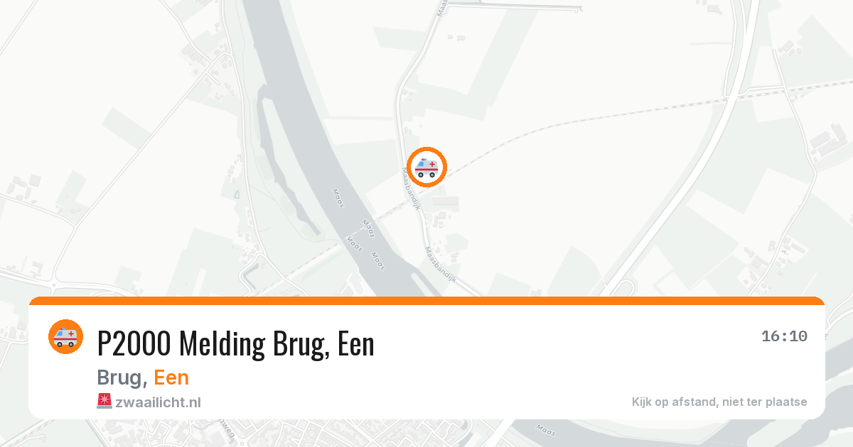 P2000 Melding Brug, Een — 2 jul 2026