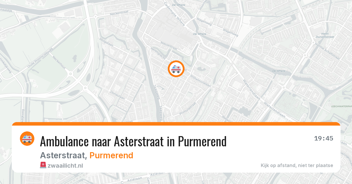 Ambulance naar Asterstraat in Purmerend — 8 feb 2026
