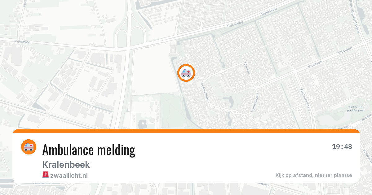 Ambulance melding — 4 jul 2026