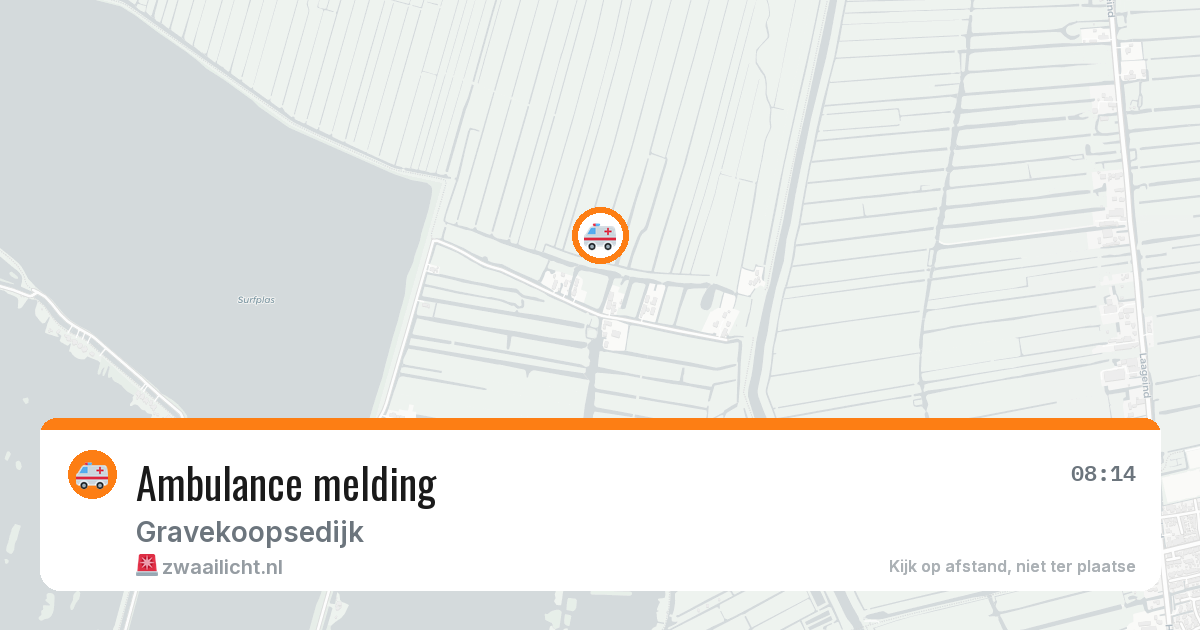 Ambulance melding — 25 jul 2026