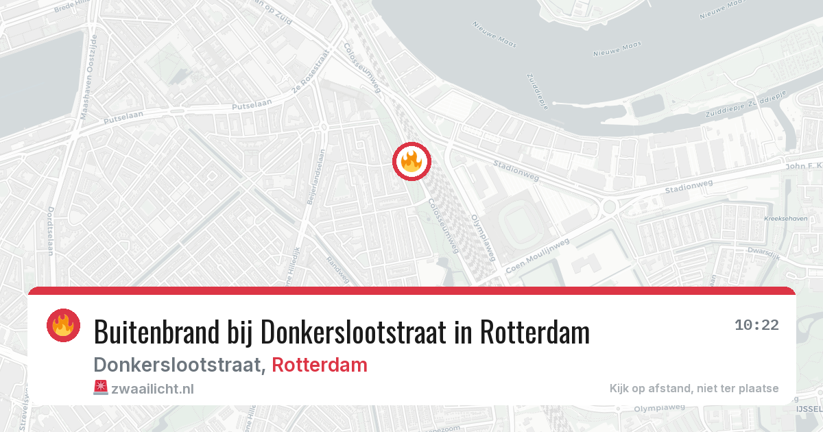 Buitenbrand bij Donkerslootstraat in Rotterdam — 6 mei 2026