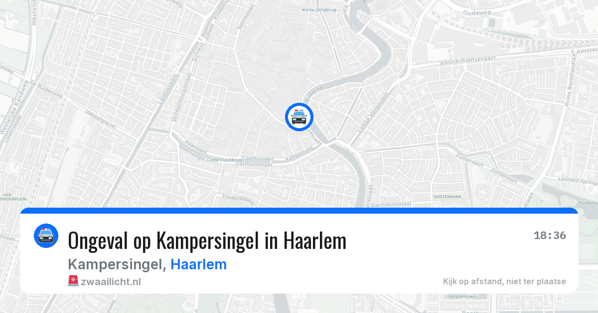 Ongeval op Kampersingel in Haarlem — 3 apr 2026