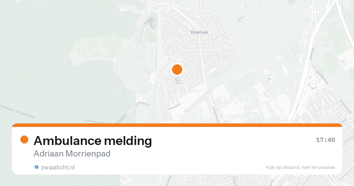 Ambulance melding — 30 jan 2026