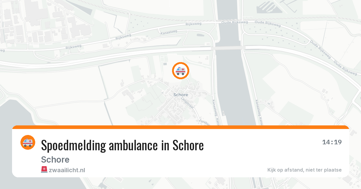 Spoedmelding ambulance in Schore — 31 jul 2026