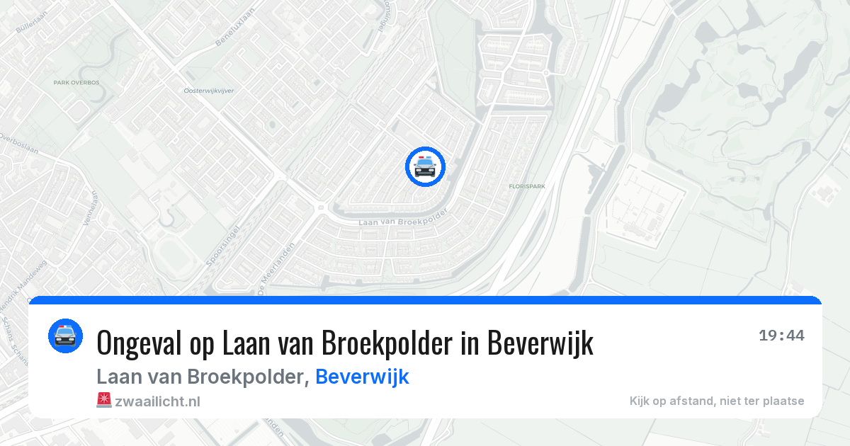 Ongeval op Laan van Broekpolder in Beverwijk — 18 jun 2026