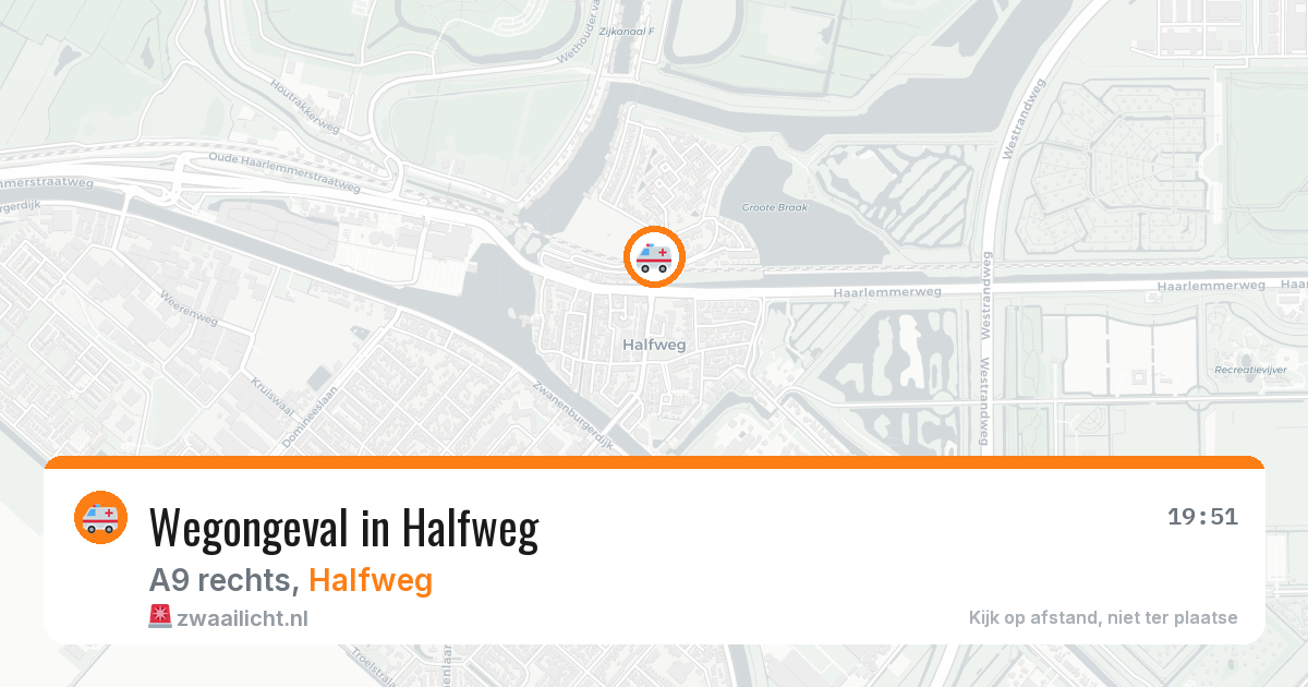 Wegongeval in Halfweg — 28 apr 2026