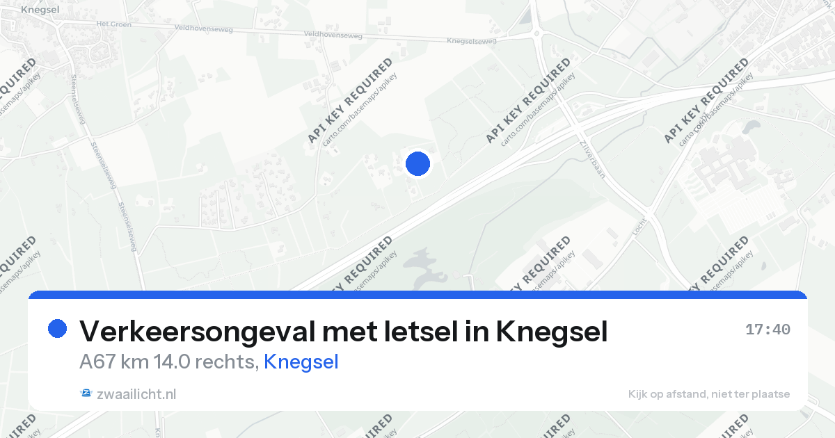 Verkeersongeval met letsel in Knegsel — 26 aug 2026