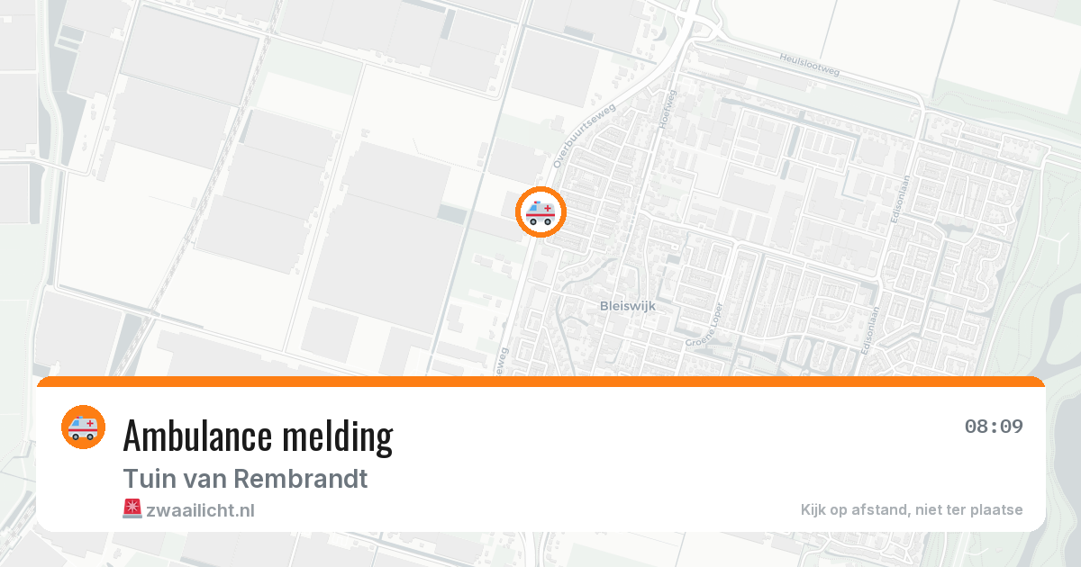 Ambulance melding — 22 apr 2026