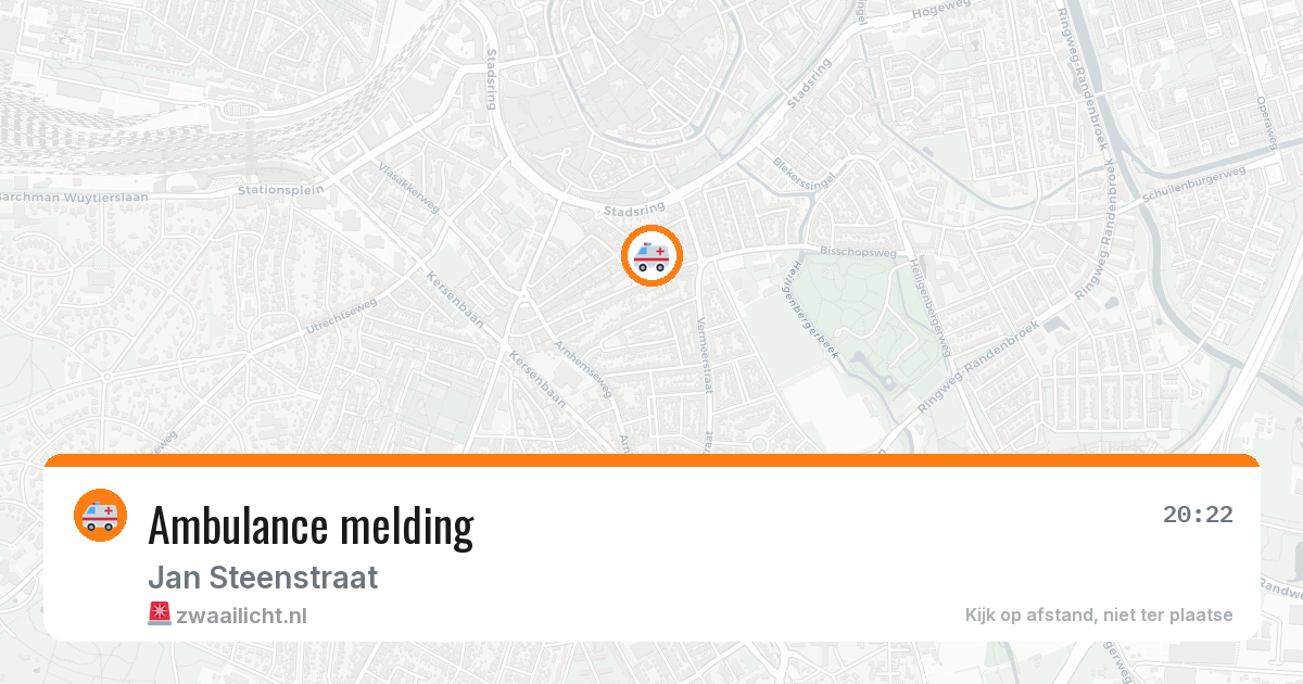 Ambulance melding — 22 mei 2026
