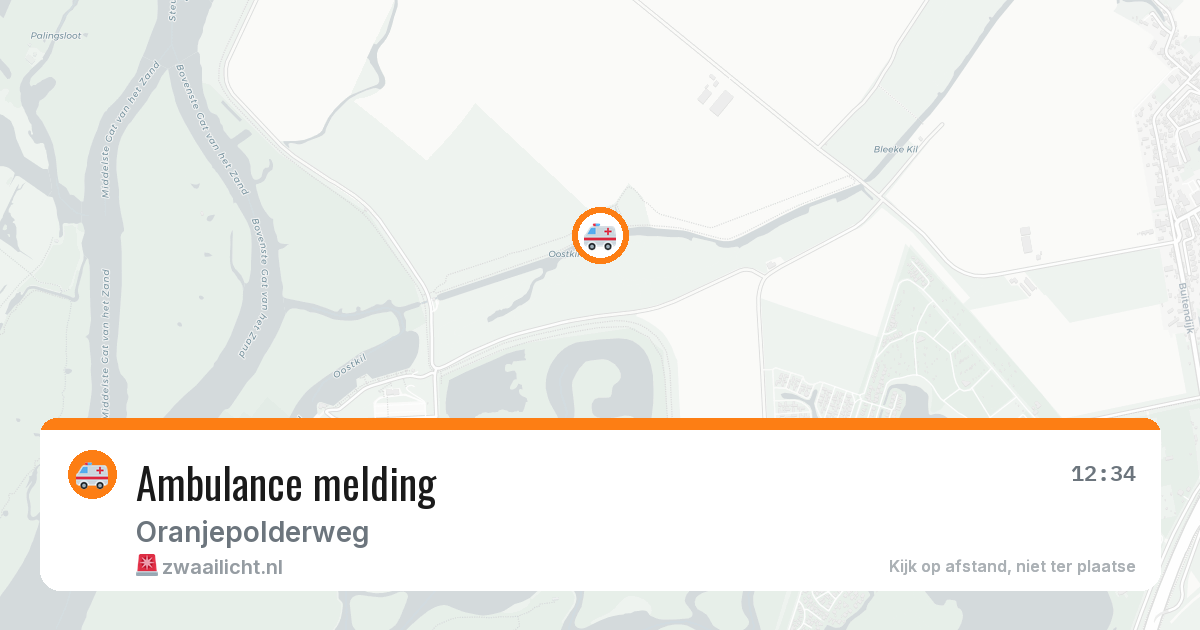 Ambulance melding — 30 mei 2026