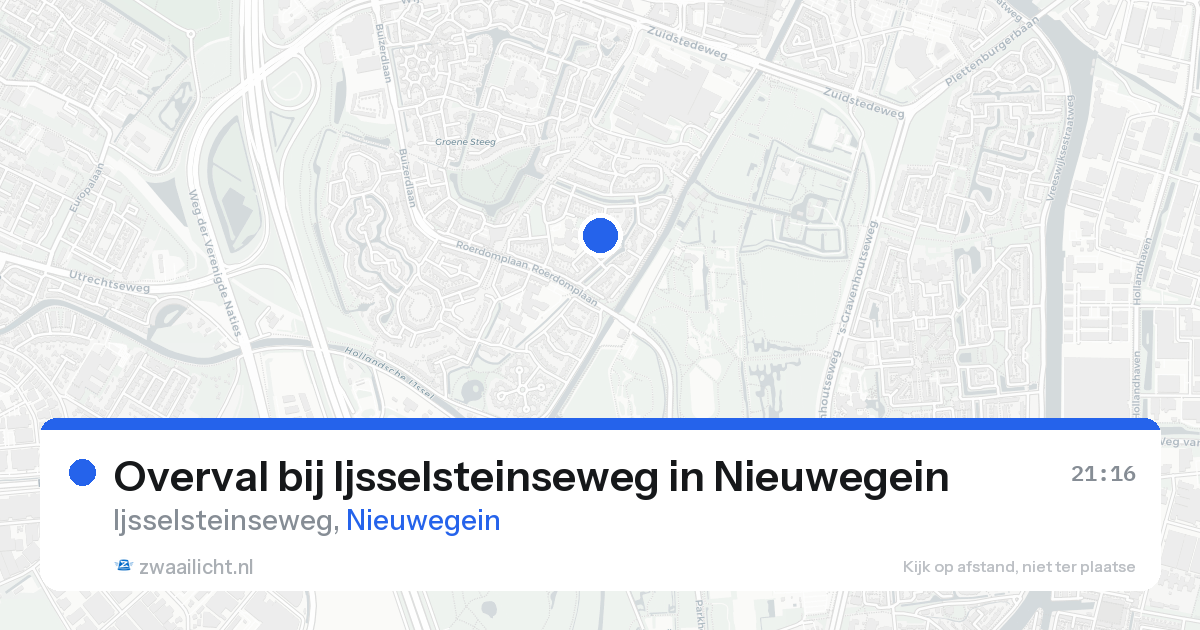 Overval bij Ijsselsteinseweg in Nieuwegein — 10 mrt 2026