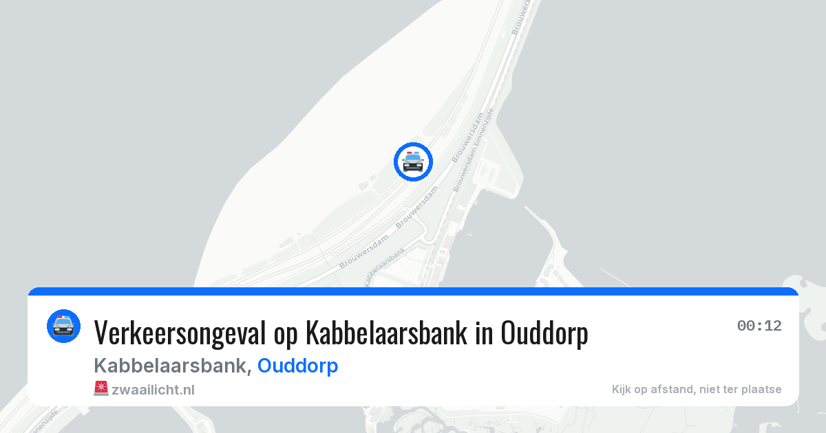 Verkeersongeval op Kabbelaarsbank in Ouddorp — 14 jun 2026