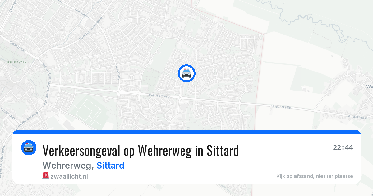 Verkeersongeval op Wehrerweg in Sittard — 16 jan 2026