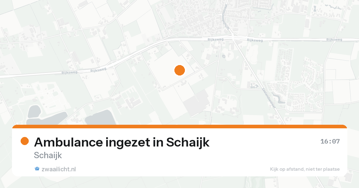 Ambulance ingezet in Schaijk — 19 aug 2026