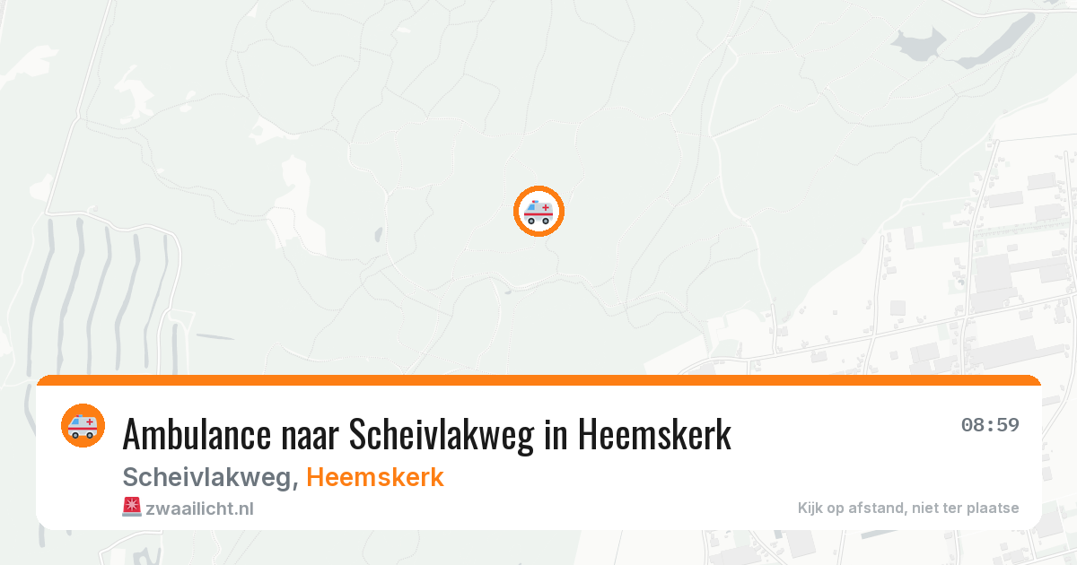 Ambulance naar Scheivlakweg in Heemskerk — 10 jul 2026