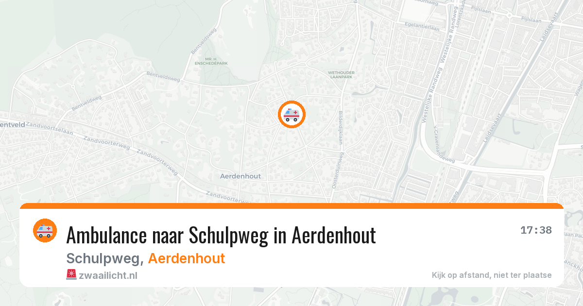 Ambulance naar Schulpweg in Aerdenhout — 8 feb 2026