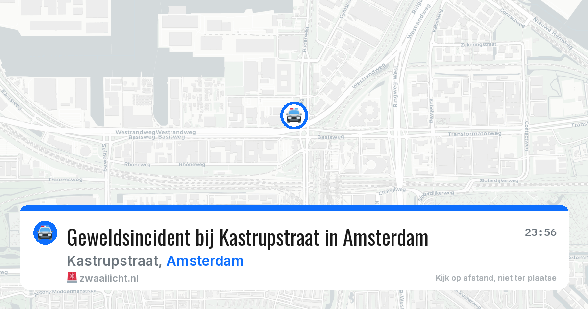 Geweldsincident bij Kastrupstraat in Amsterdam — 31 jul 2026