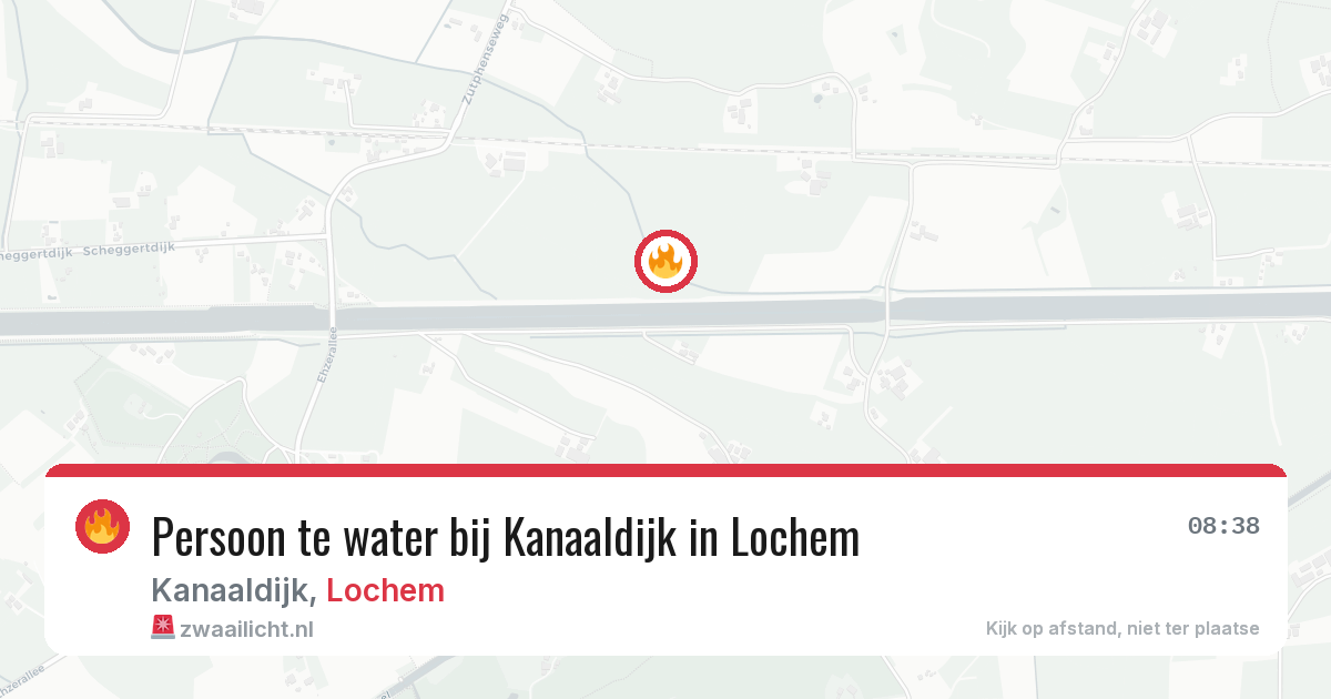 Persoon te water bij Kanaaldijk in Lochem — 4 mei 2026
