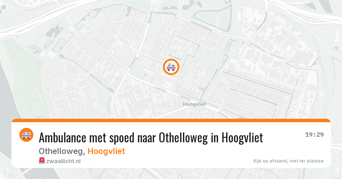 Ambulance met spoed naar Othelloweg in Hoogvliet — 11 jun 2026