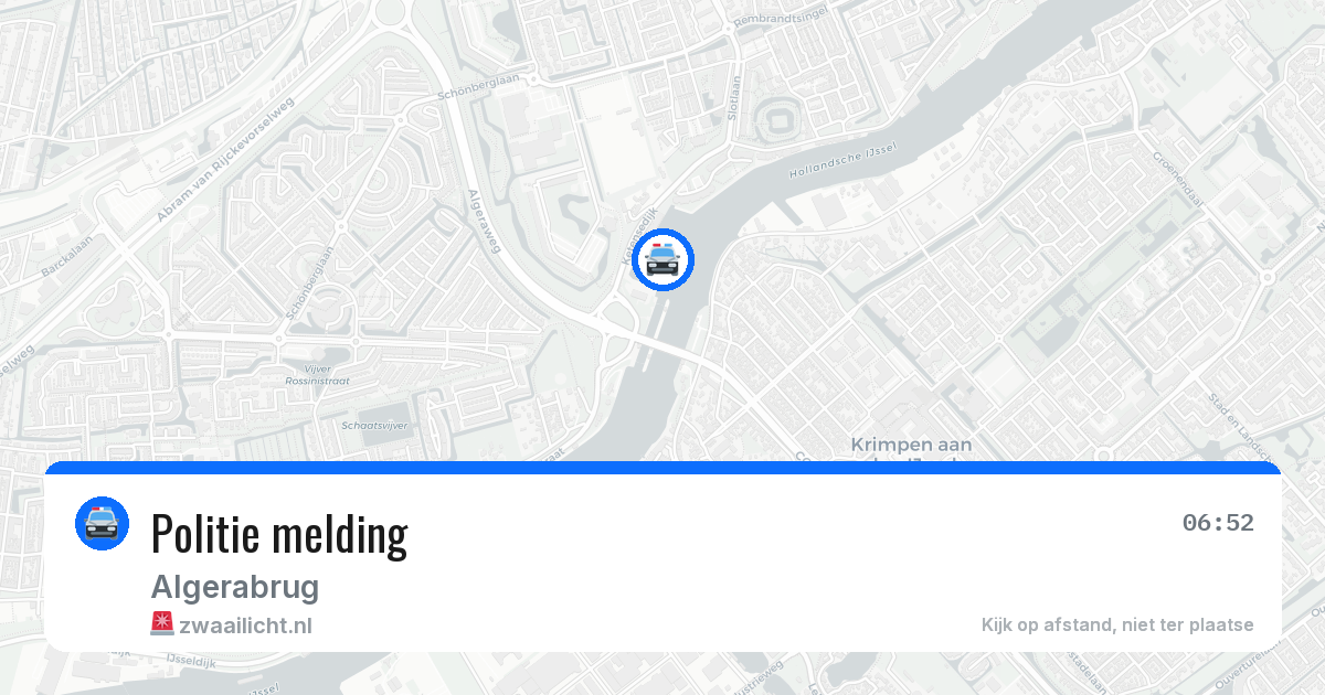 Politie melding — 28 jul 2026