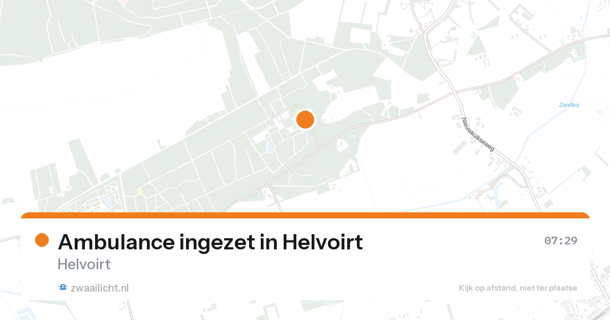 Ambulance ingezet in Helvoirt — 24 aug 2026
