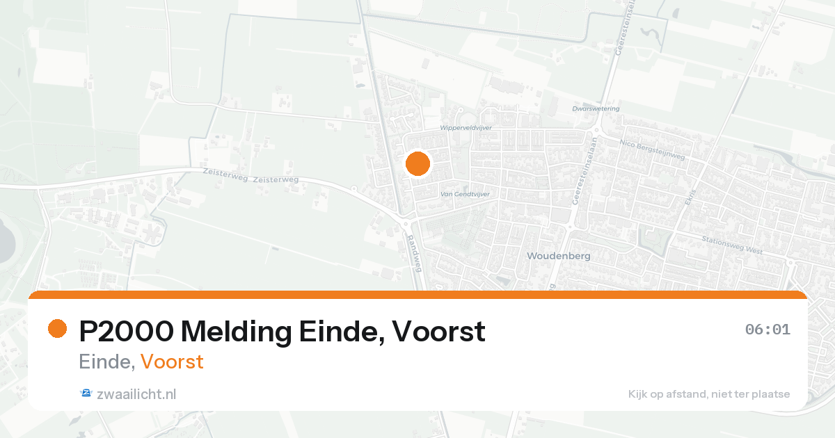 P2000 Melding Einde, Voorst — 8 feb 2026