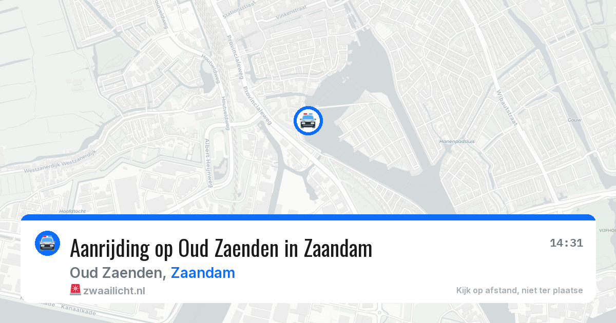 Aanrijding op Oud Zaenden in Zaandam — 22 mei 2026