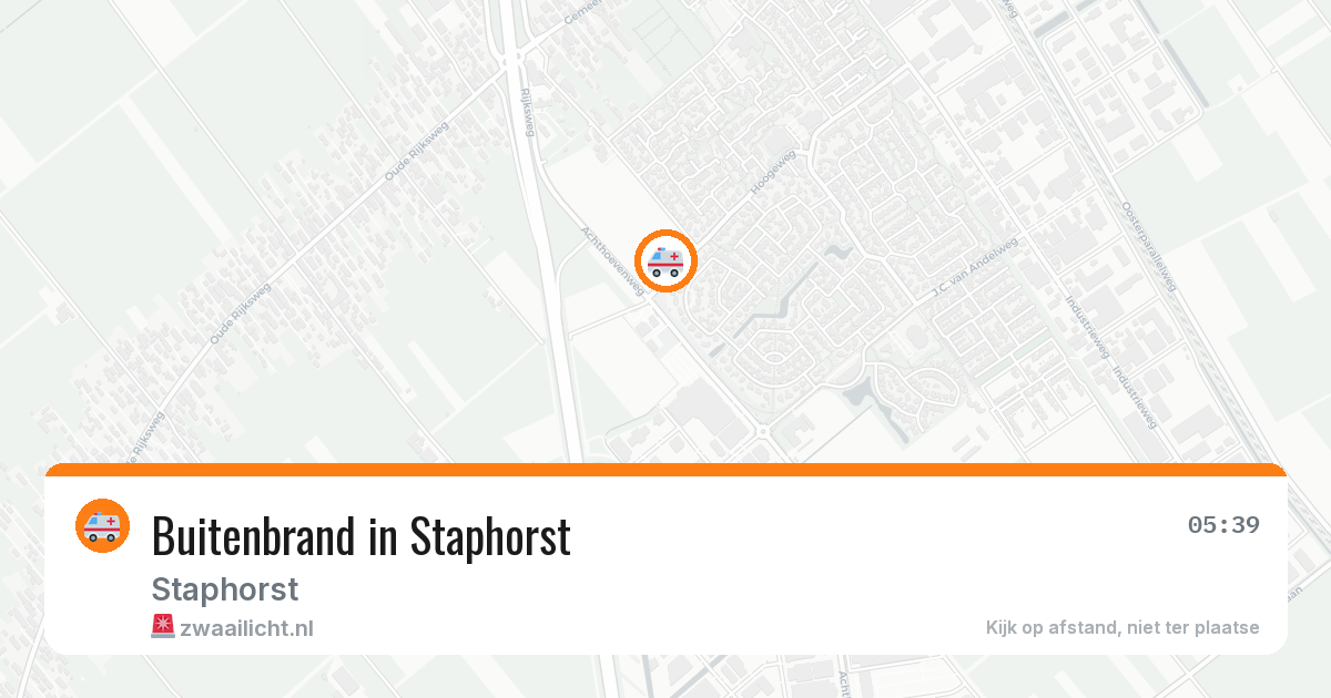 Buitenbrand in Staphorst — 10 apr 2026