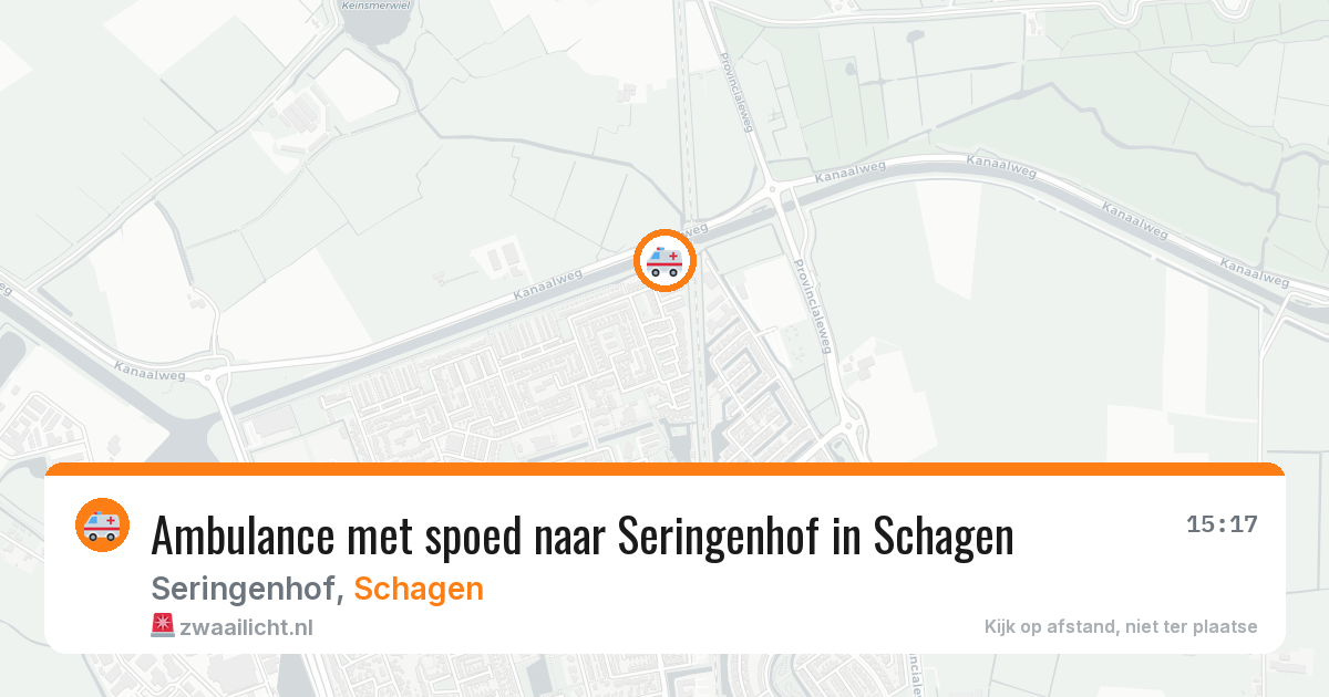 Ambulance met spoed naar Seringenhof in Schagen — 28 jun 2026
