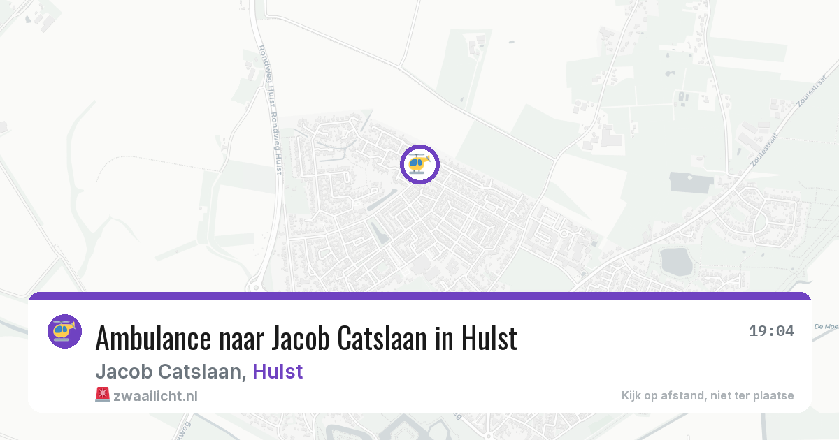 Ambulance naar Jacob Catslaan in Hulst — 17 feb 2026