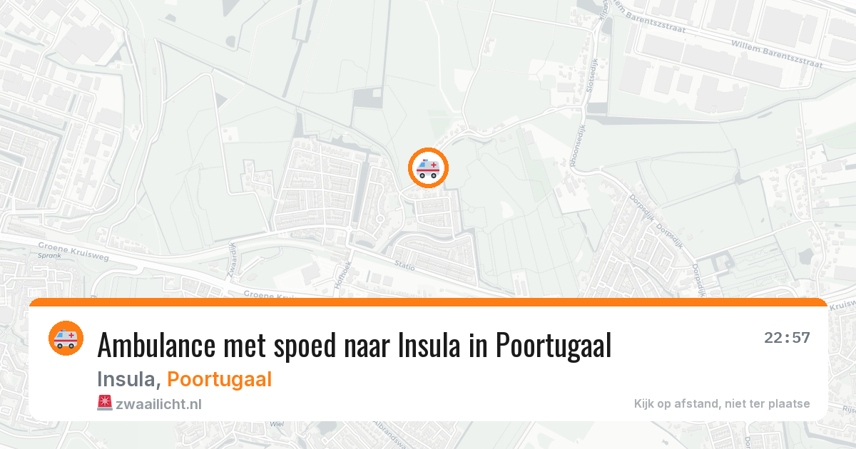 Ambulance met spoed naar Insula in Poortugaal — 24 apr 2026