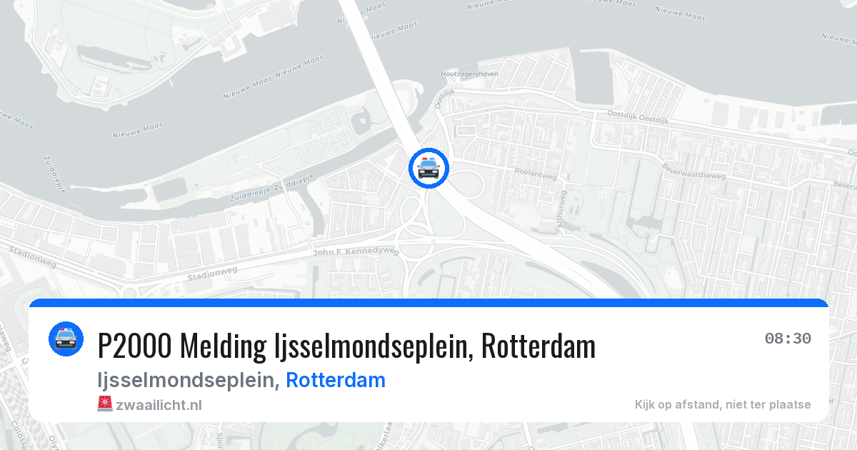 P2000 Melding Ijsselmondseplein, Rotterdam — 3 jun 2026