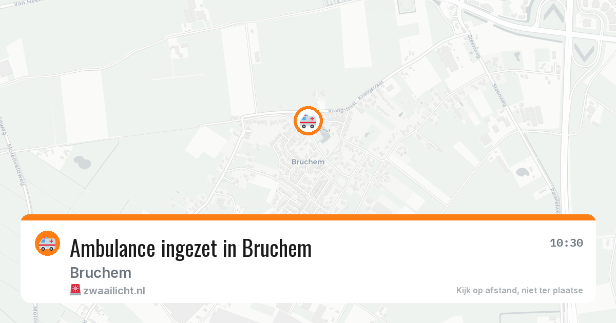 Ambulance ingezet in Bruchem — 2 apr 2026