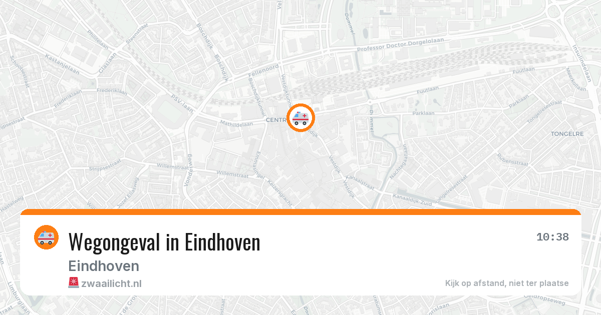 Wegongeval in Eindhoven — 3 apr 2026