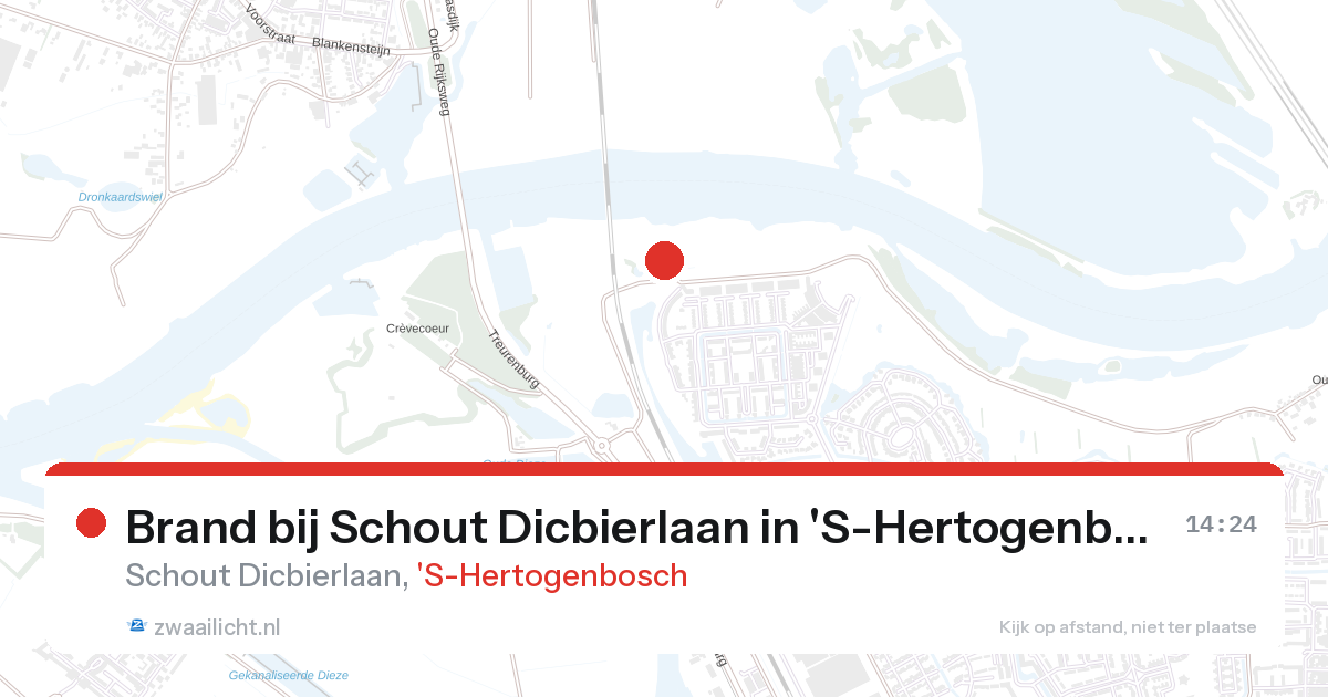 Brand bij Schout Dicbierlaan in 'S-Hertogenbosch — 27 aug 2026
