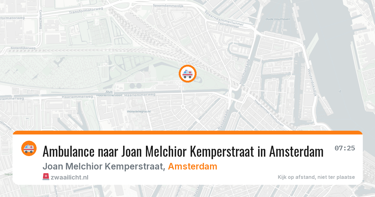 Ambulance naar Joan Melchior Kemperstraat in Amsterdam — 26 jun 2026