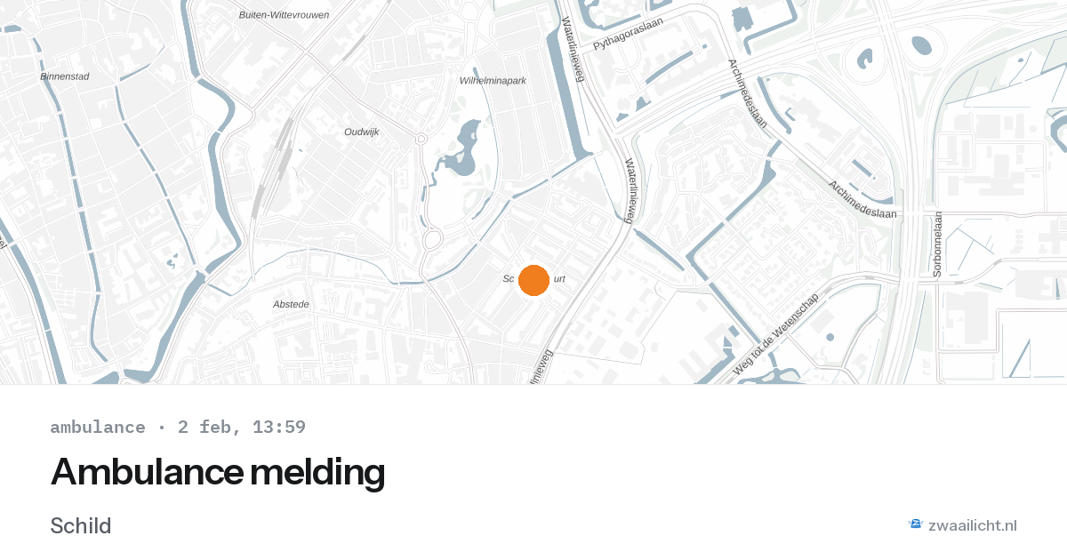 Ambulance melding — 2 feb 2026