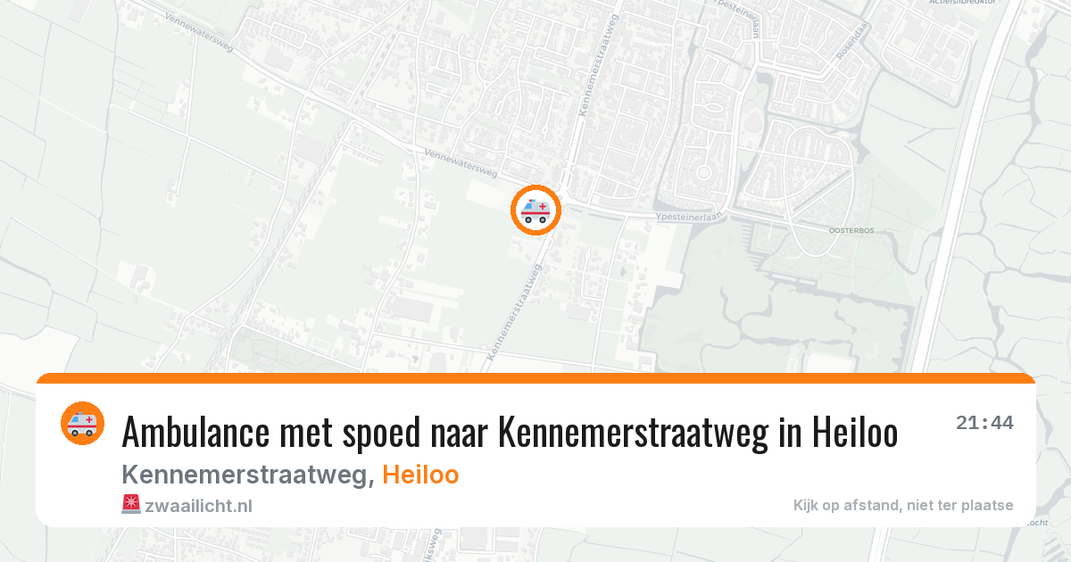 Ambulance met spoed naar Kennemerstraatweg in Heiloo — 26 jan 2026