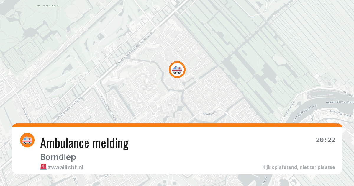 Ambulance melding — 18 apr 2026