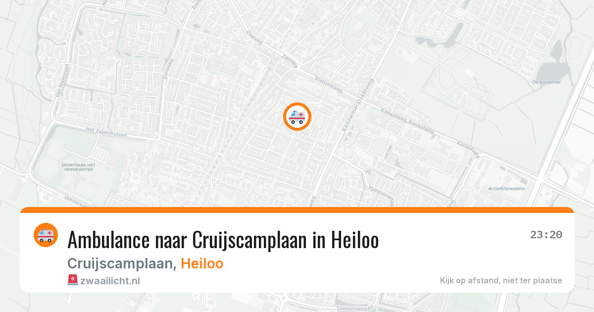Ambulance naar Cruijscamplaan in Heiloo — 14 mrt 2026
