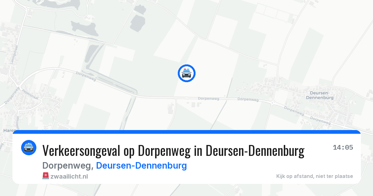 Verkeersongeval op Dorpenweg in Deursen-Dennenburg — 12 jun 2026