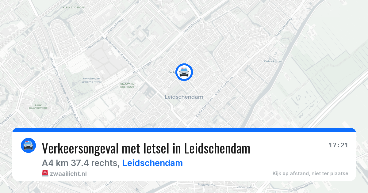 Verkeersongeval met letsel in Leidschendam — 21 mei 2026