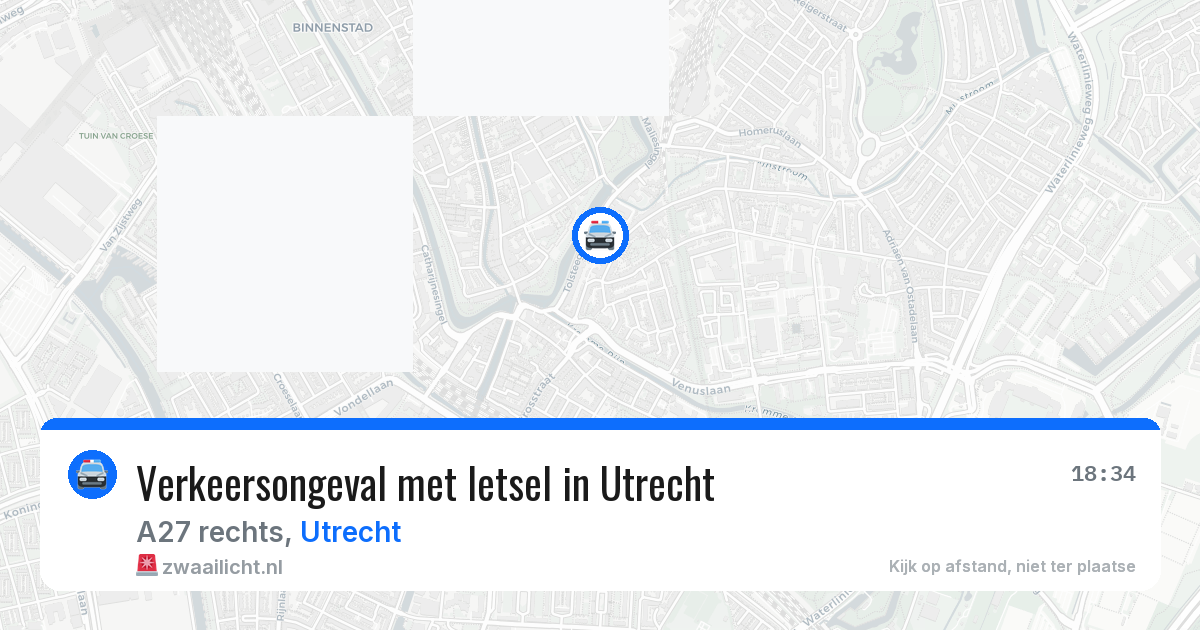 Verkeersongeval met letsel in Utrecht — 2 jun 2026