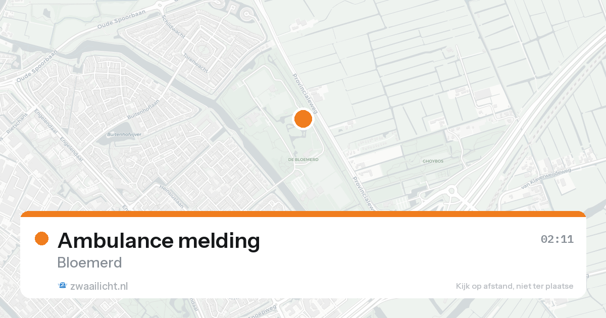 Ambulance melding — 31 jan 2026