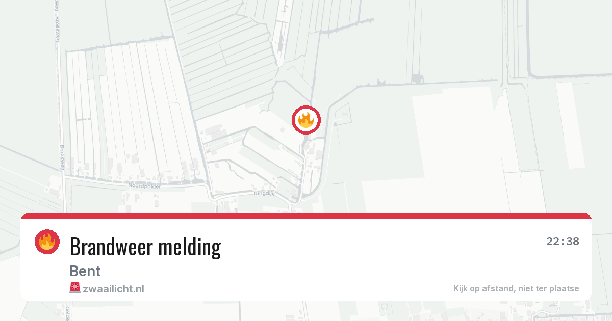 Brandweer melding — 9 jun 2026