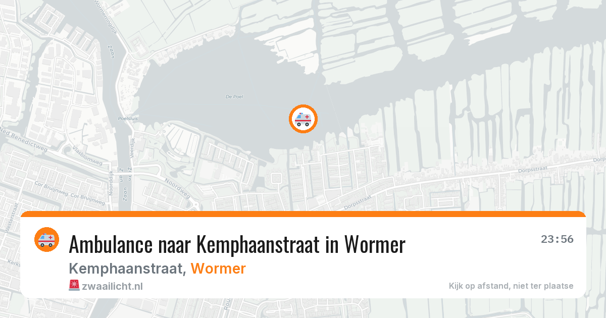 Ambulance naar Kemphaanstraat in Wormer — 3 aug 2026