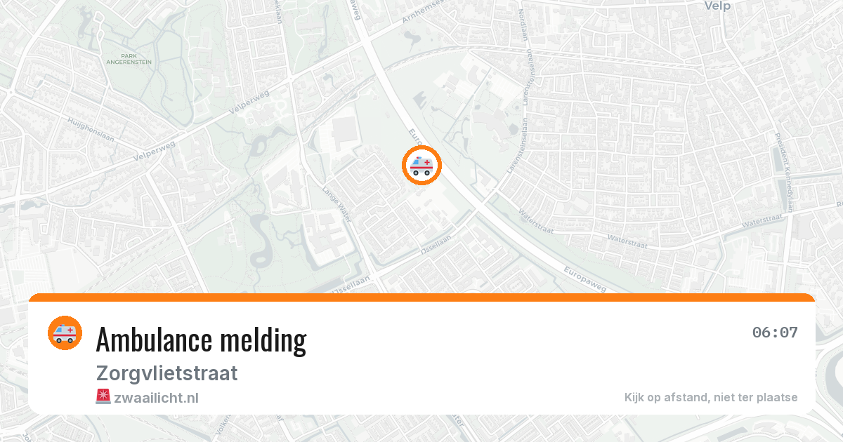 Ambulance melding — 12 jun 2026
